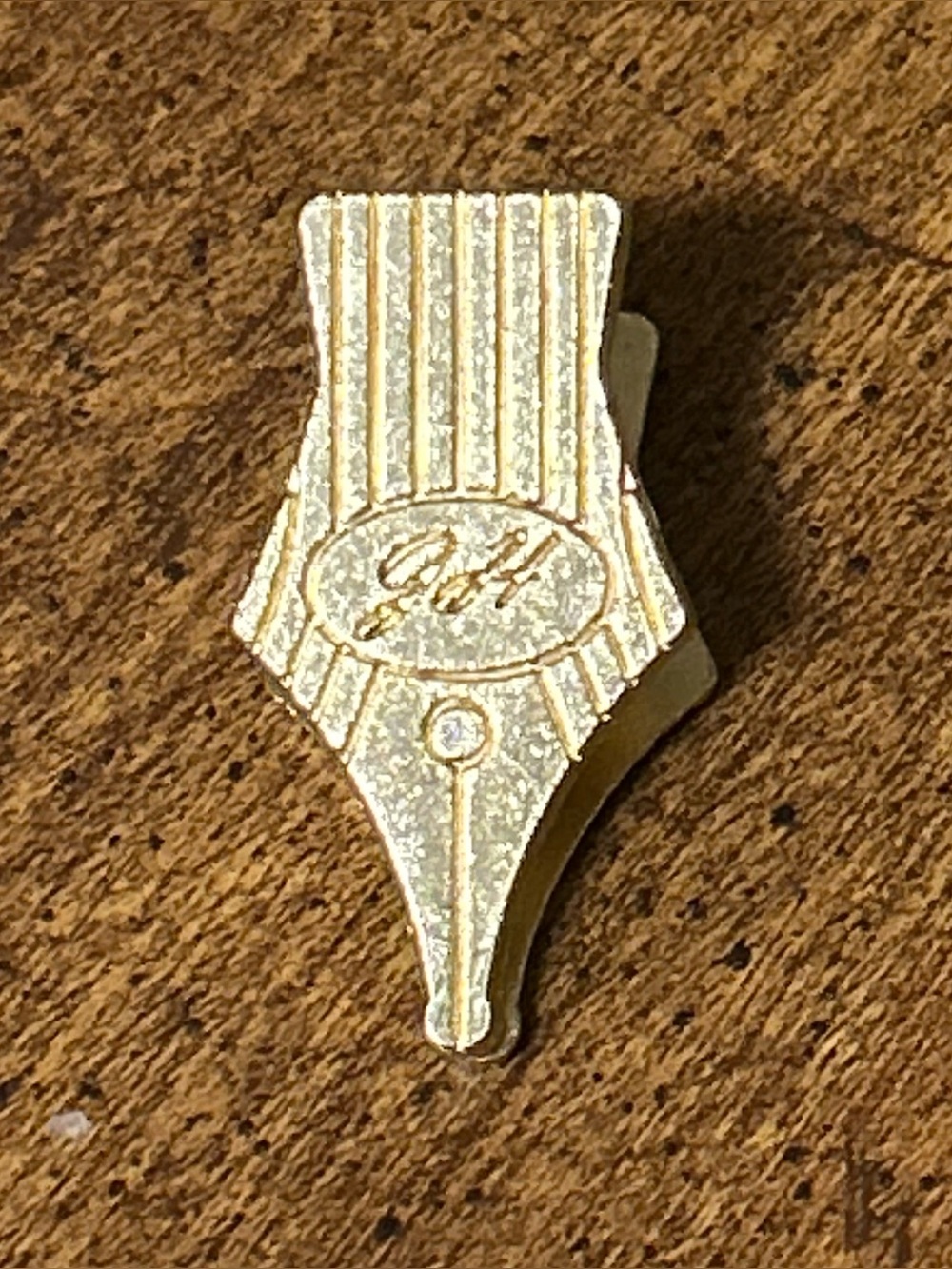 Gold Tone Nib Paper Clip Decoration for Journal Planner Bookmark  (NWOT)